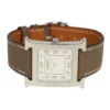 Hermès Heure H Small 25mm Watch Etoupe Swift